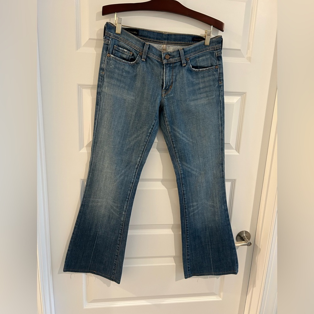 Citizens of Humanity Y2K Ingrid Low Rise Flare Jeans Blue Size 30